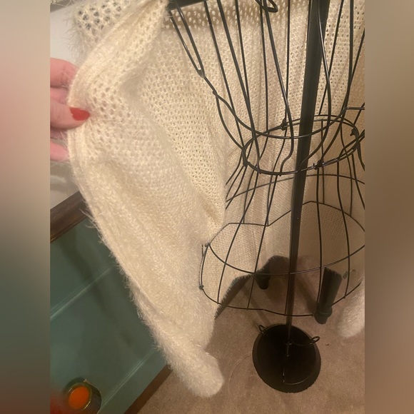 Soft, crème color cardigan. Beautiful and light. Size Large. Never worn. - Picture 5 of 5